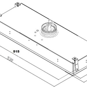 Silverline emhætte SM1176-53HV TORINO 53 Hvid (Demo/Nyt Produkt)