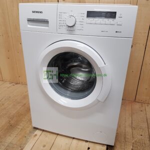 Siemens iQ100 vaskemaskine WM14E477DN/62 *Energiklasse: A+ *Vaskekapacitet: 5,5 kg *Centrifugering: 1400 *Lydniveau, vask: 59 dB