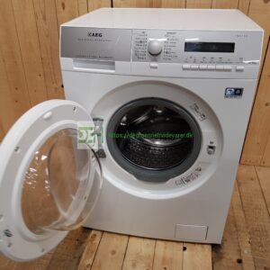 AEG kombi vaskemaskine og tørretumbler L76684NWD *Vask: 8 kg Tør: 4 kg *Energiklasse A *1600rpm *Lydniveau v/vask 51db