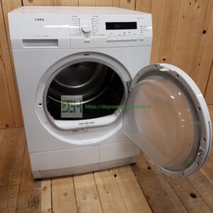 AEG kondens tørretumbler T76280AC *Energiklasse: B *Kapacitet: 8 kg *Lyd Niveau 64dbA
